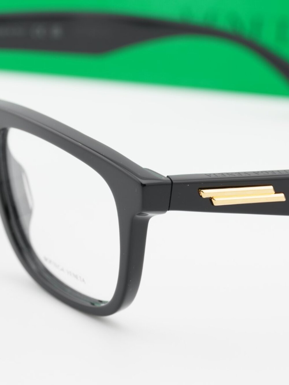 Bottega Veneta BV1129O 001 Rectangle Eyeglasses – Black 50mm - Picture 8 of 9